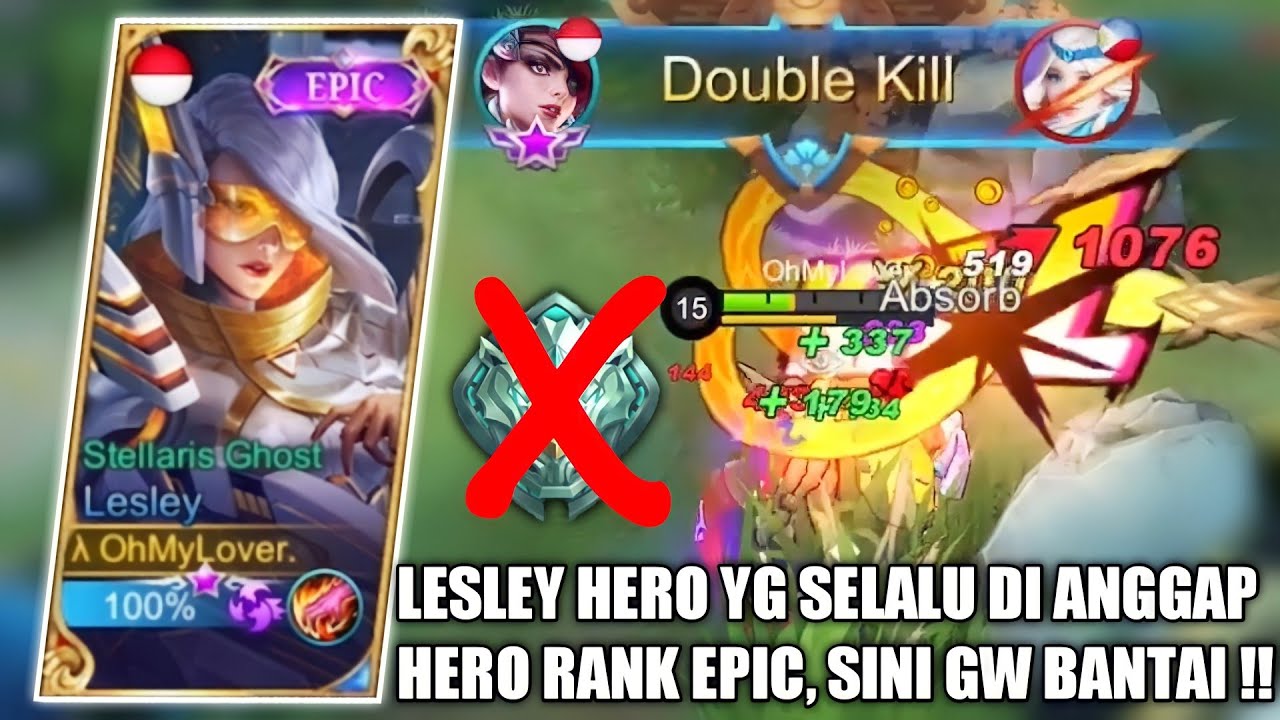 LESLEY ONE SHOT ONE KILL IS BACK !! KENAPA USER LESLEY SELALU DI REMEHKAN ?? - MOBILE LEGENDS