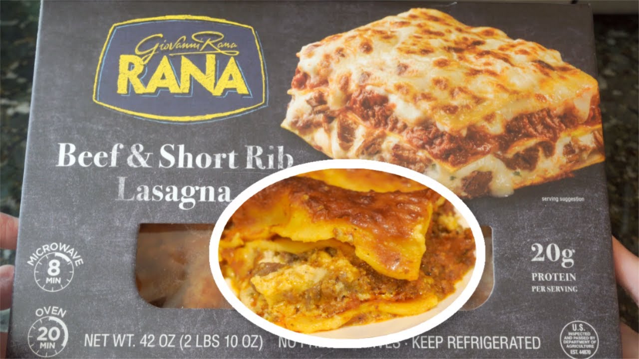 Costco Giovanni Rana Beef & Short Rib Lasagna 🍖 Homemade Taste or Not? [ASMR]