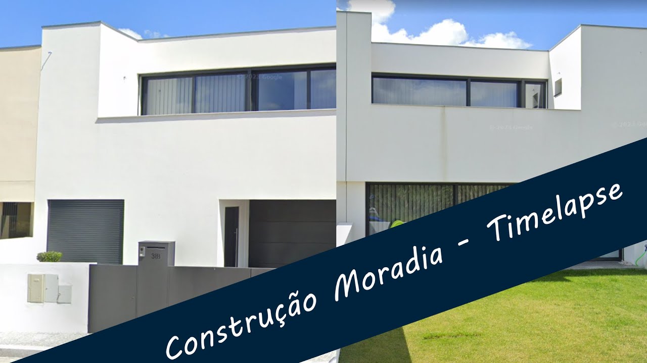 Construção Moradia em Portugal (Photo Timelapse)