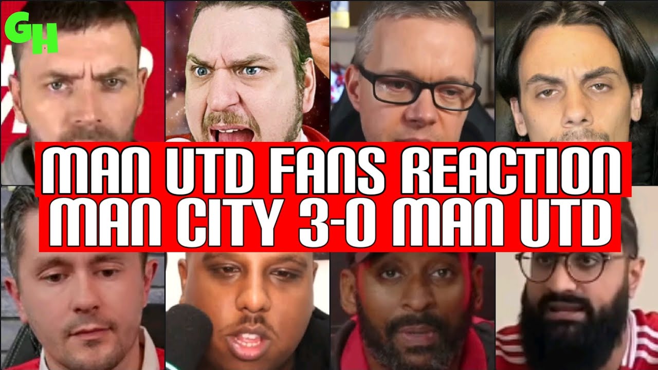 ANGRY 🤬 MAN UTD FANS REACTION TO MAN CITY 3-0 MAN UTD | FANS REACTION 