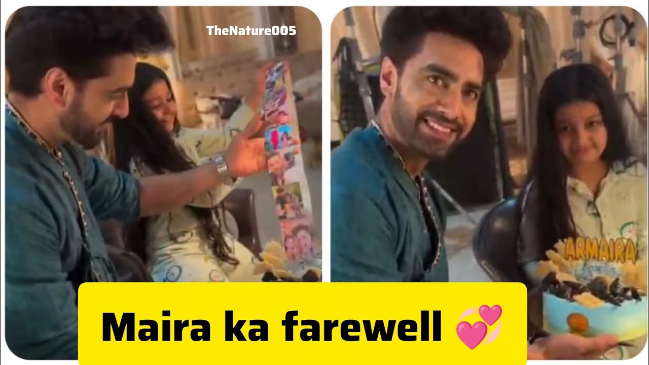 Maira ( Urva) farewell gift from fan 😍❤️ | Armaan maira best moment 💞 
