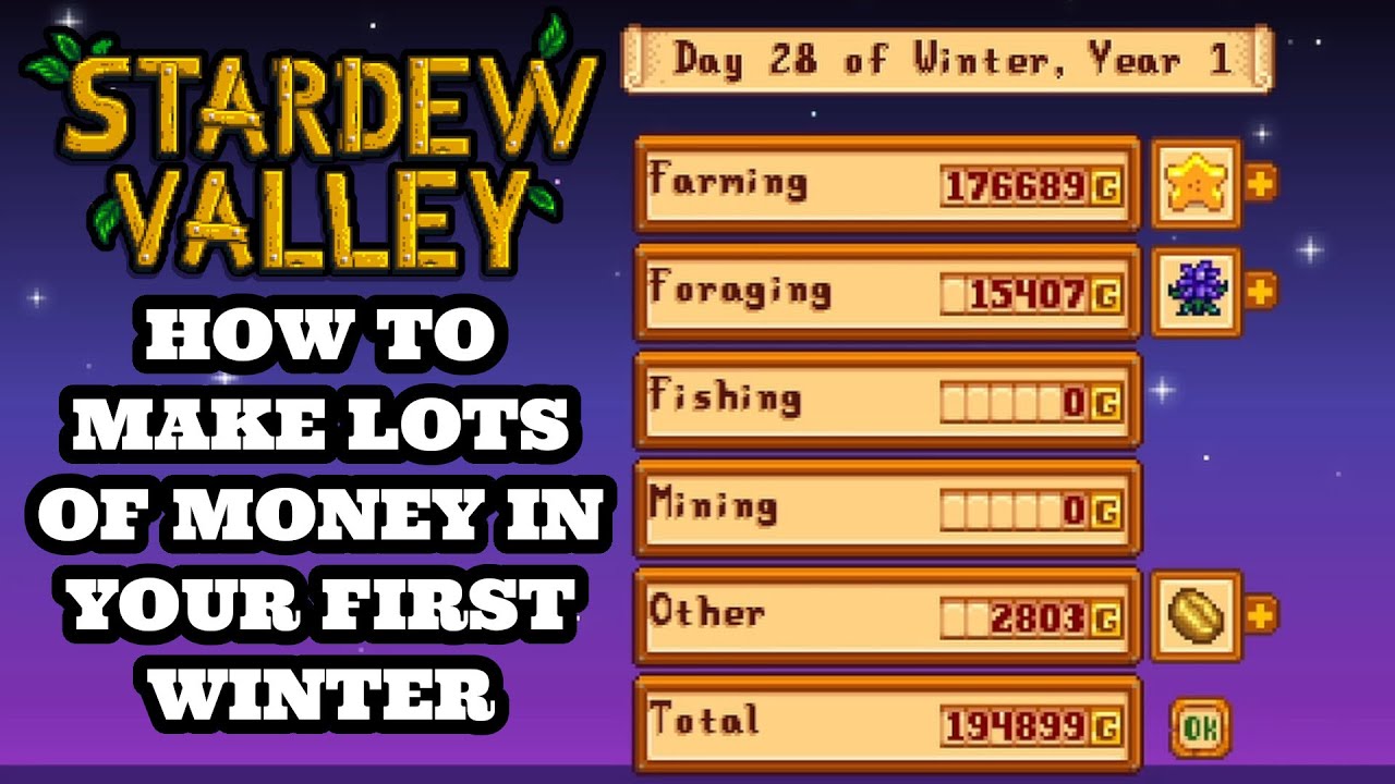 How To Make Money in Winter In Stardew Valley