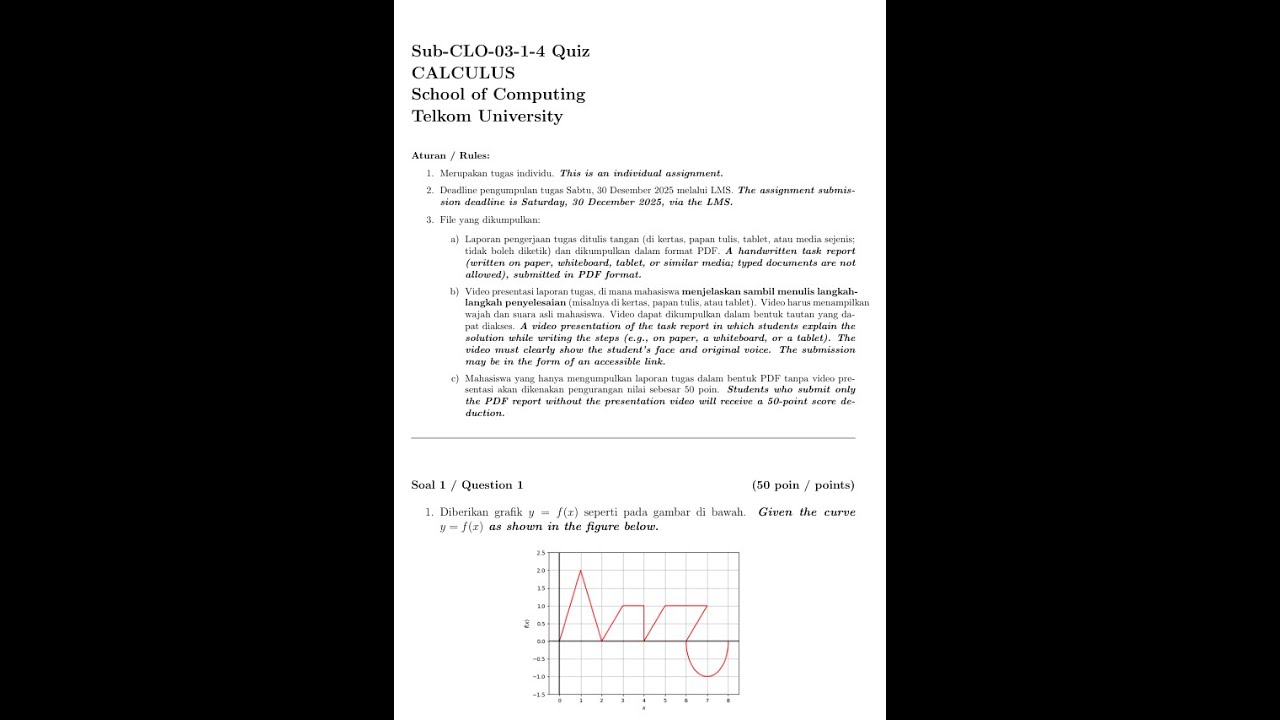 Sub-CLO-03-1-4 Quiz CALCULUS
