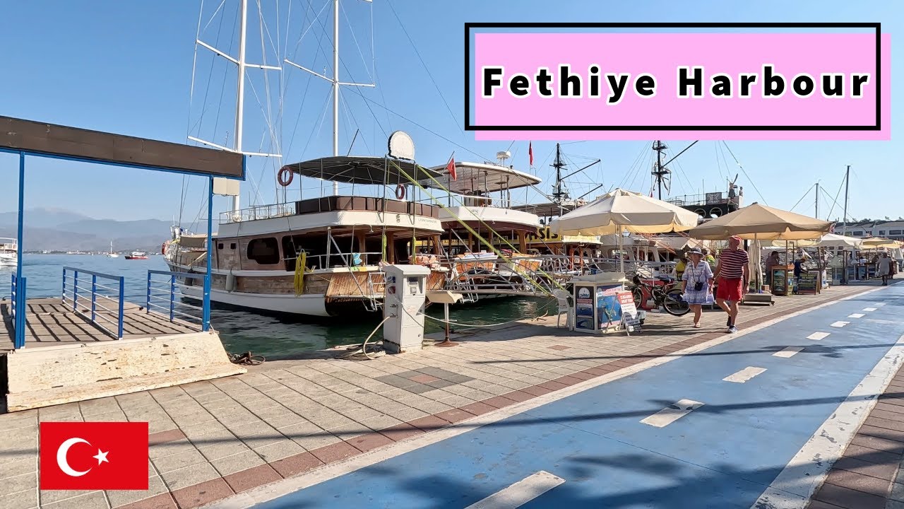 Fethiye Turkey Harbour Walking Tour | Explore the Beautiful Harbour in Türkiye