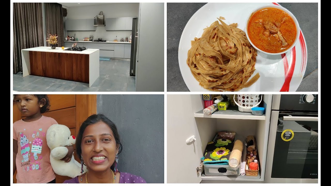 Chicken salna and wheat parotta/Evening vlog/Organizing cabinets/hair spa