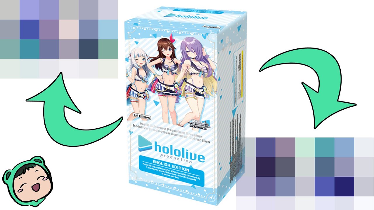 Unboxing the Weiss Schwarz hololive production Summer Collection Premium Booster Box