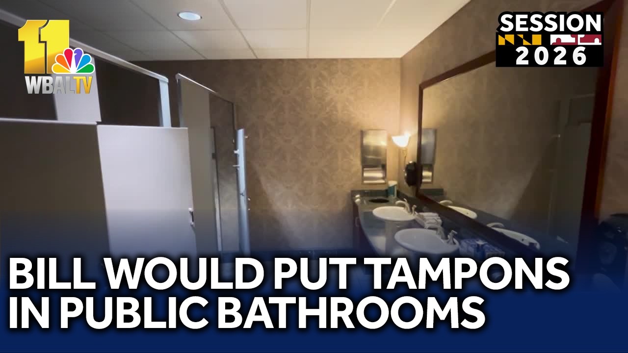 Bill would put tampons in men's, women's bathrooms
