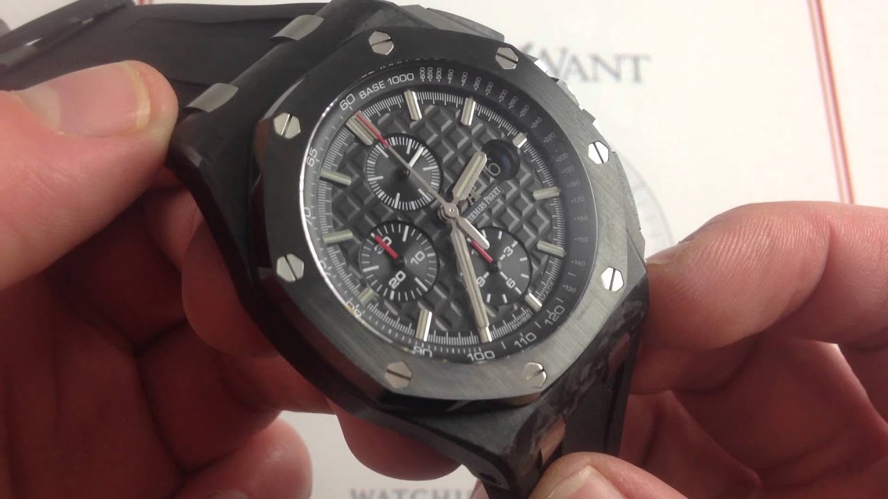 Audemars Piguet Royal Oak Offshore Forged Carbon Luxury Watch Review