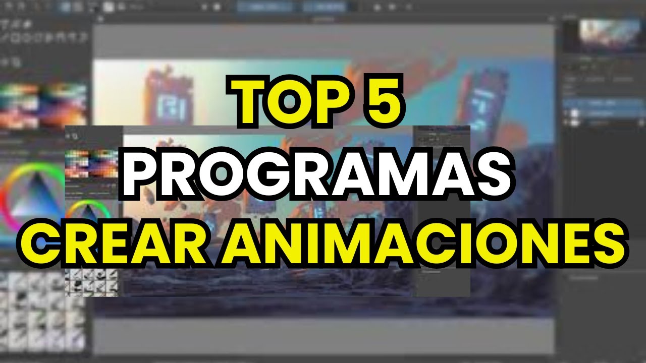 🥇 5 Mejores PROGRAMAS para CREAR ANIMACIONES