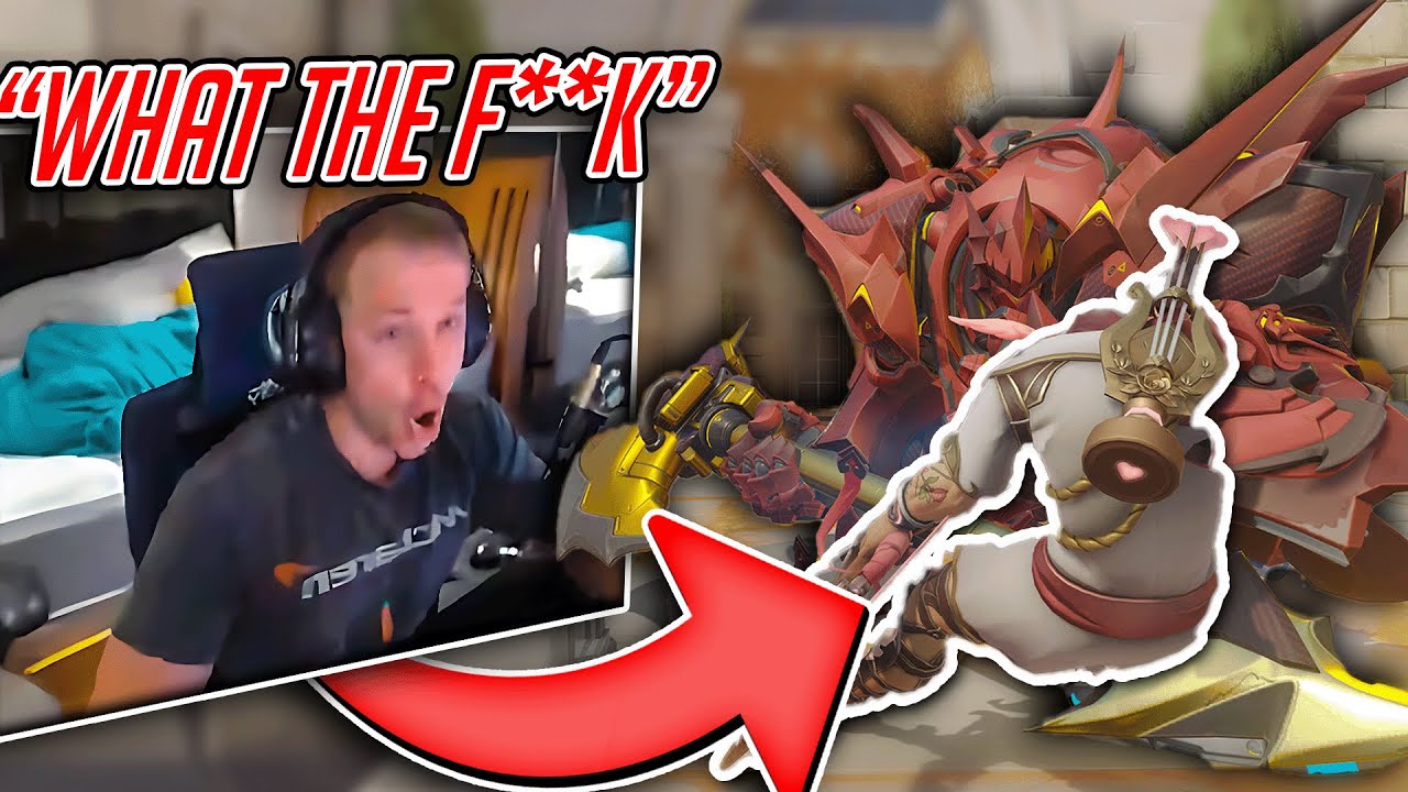 I DESTROYED THE TOP OVERWATCH STREAMER! (w/ Reactions!)
