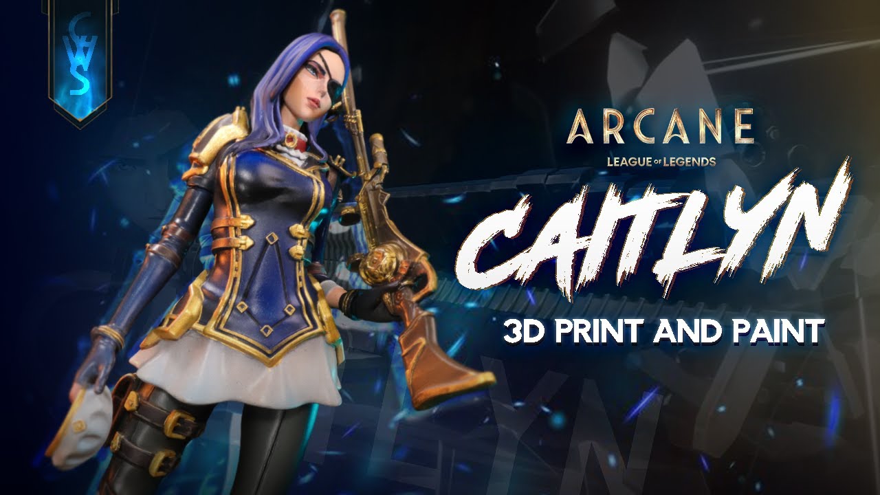 CAITLYN ARCANE ОЖИВАЕТ благодаря 3D-печати!