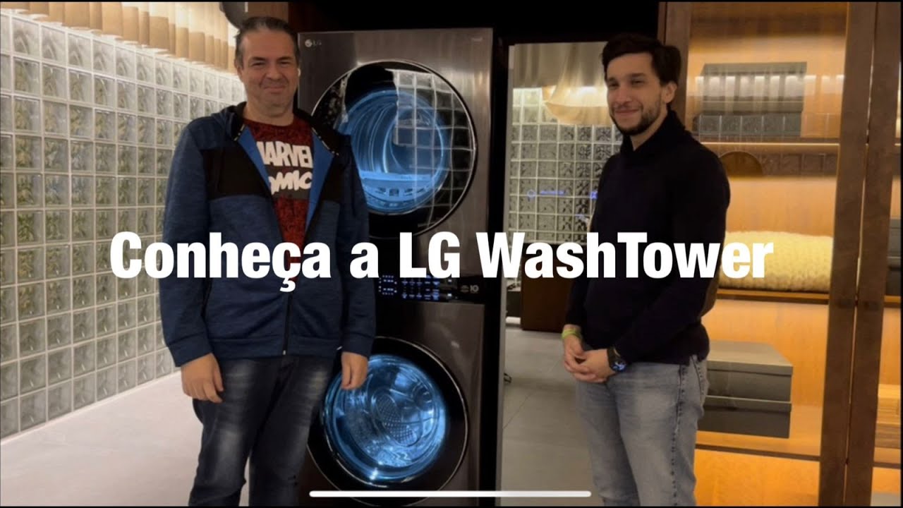Conheça a LG WashTower - Lavadora e secadora Smart LG em torre