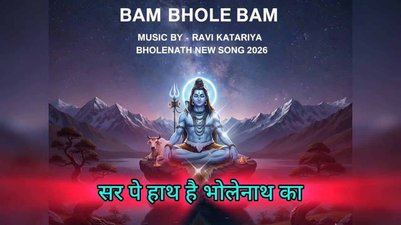 Lyrical | Bam Bhole Bam | Bholenath Song 2026 | Ravi Kateriya Musical | Mahashivratri Special