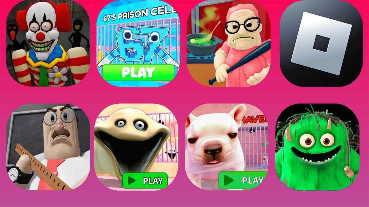 EPIC CHOPPER'S CARNIVAL BREAKOUT,ROBLOX,67'S PRISON RUN! (Obby)