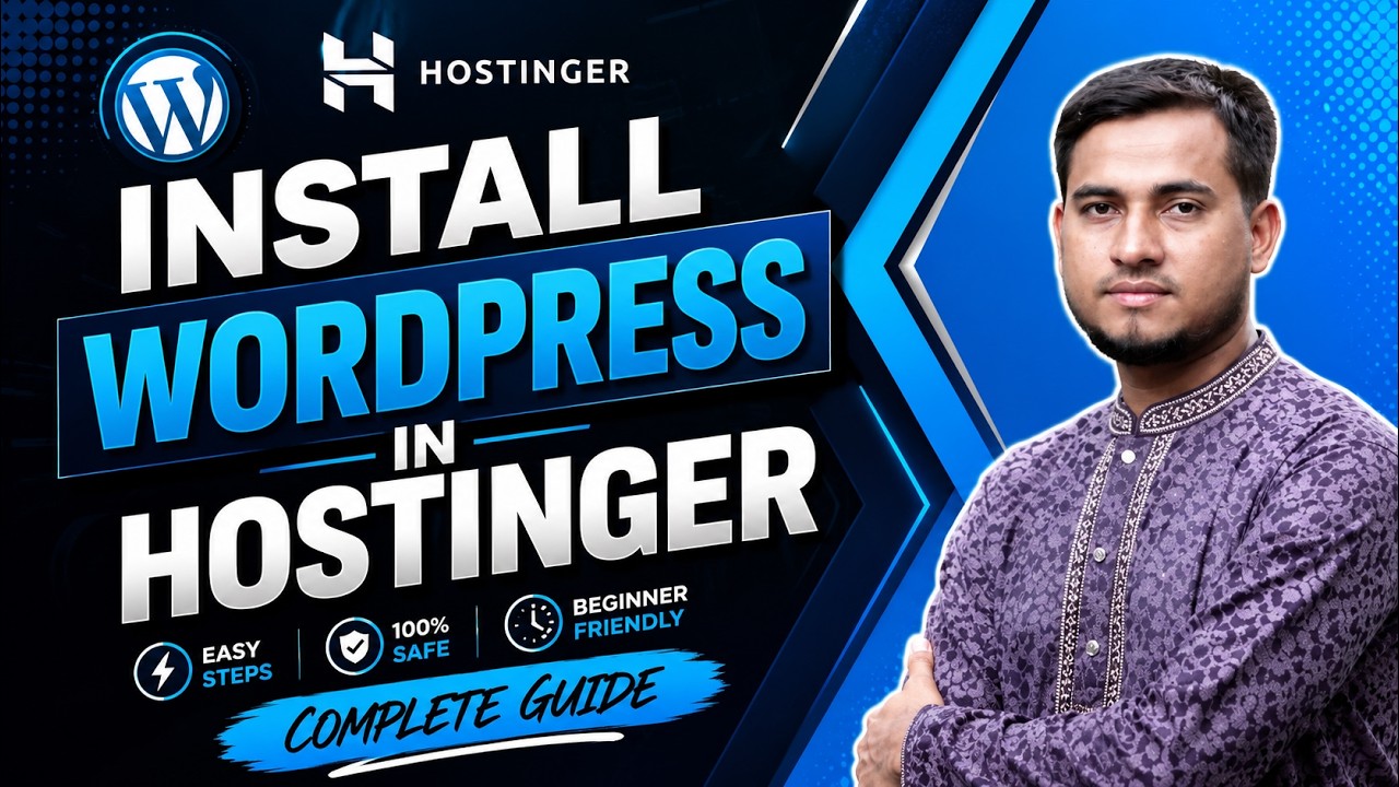 How to Install Wordpress in Hostinger hPanel Easily by Freelancer Mannan