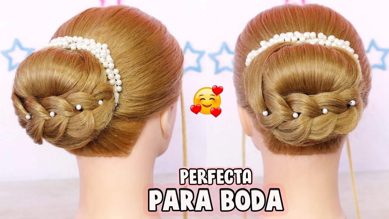 🌌peinado recogido para boda🌌 / 🌌tuturial de peinados🌟