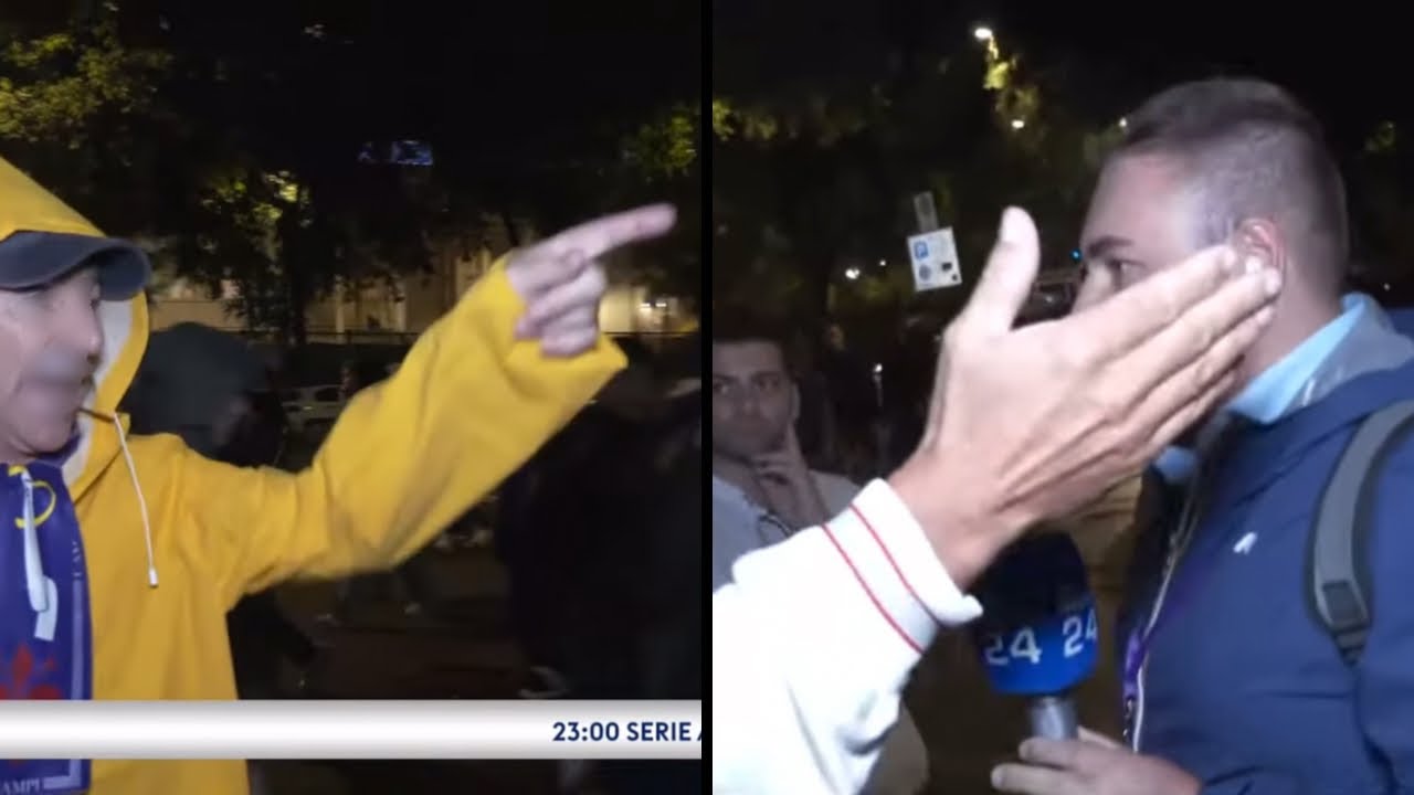⚠️ Fiorentina-Napoli: aggressione in diretta alla troupe CalcioNapoli24 al Franchi 🏟️🚨