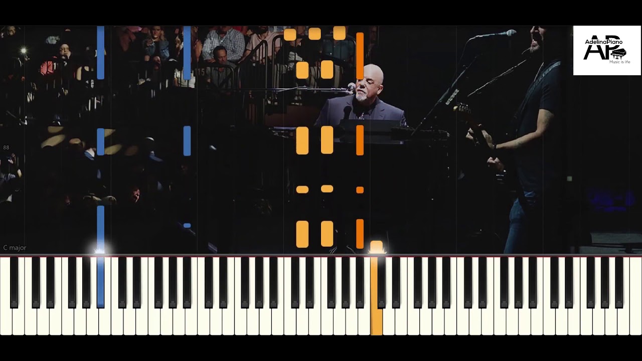 Billy Joel - Honesty - synthesia tutorial
