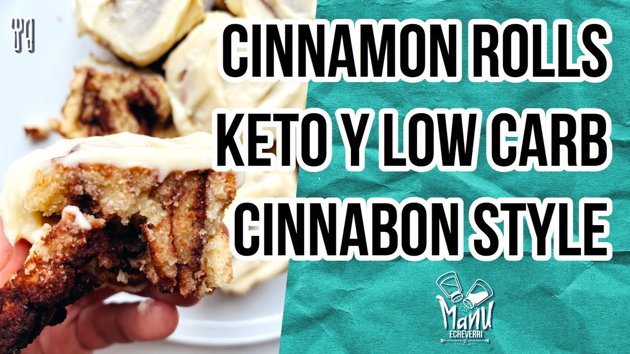 🍞KETO CINNAMON ROLLS EN 30 MINUTOS | CINNABON STYLE KETO DESSERT | Manu Echeverri
