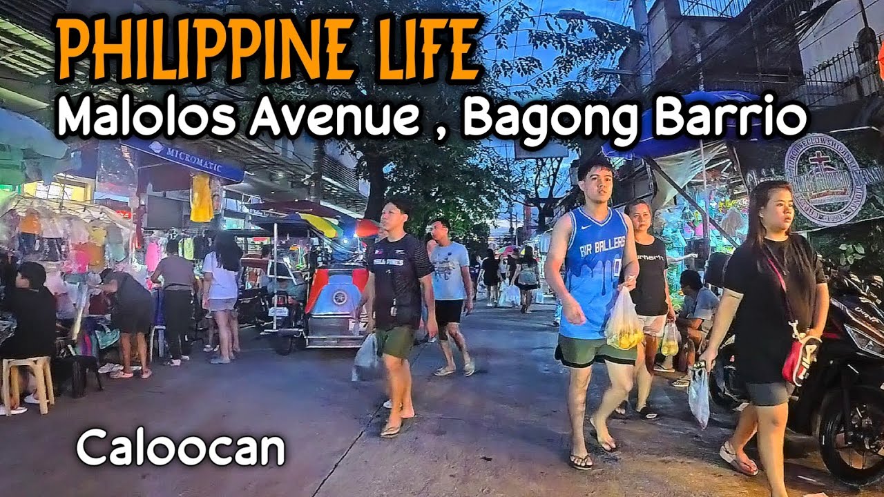What's Happening Night Market in Malolos Avenue, Bagong Barrio, Caloocan City..Nightlife