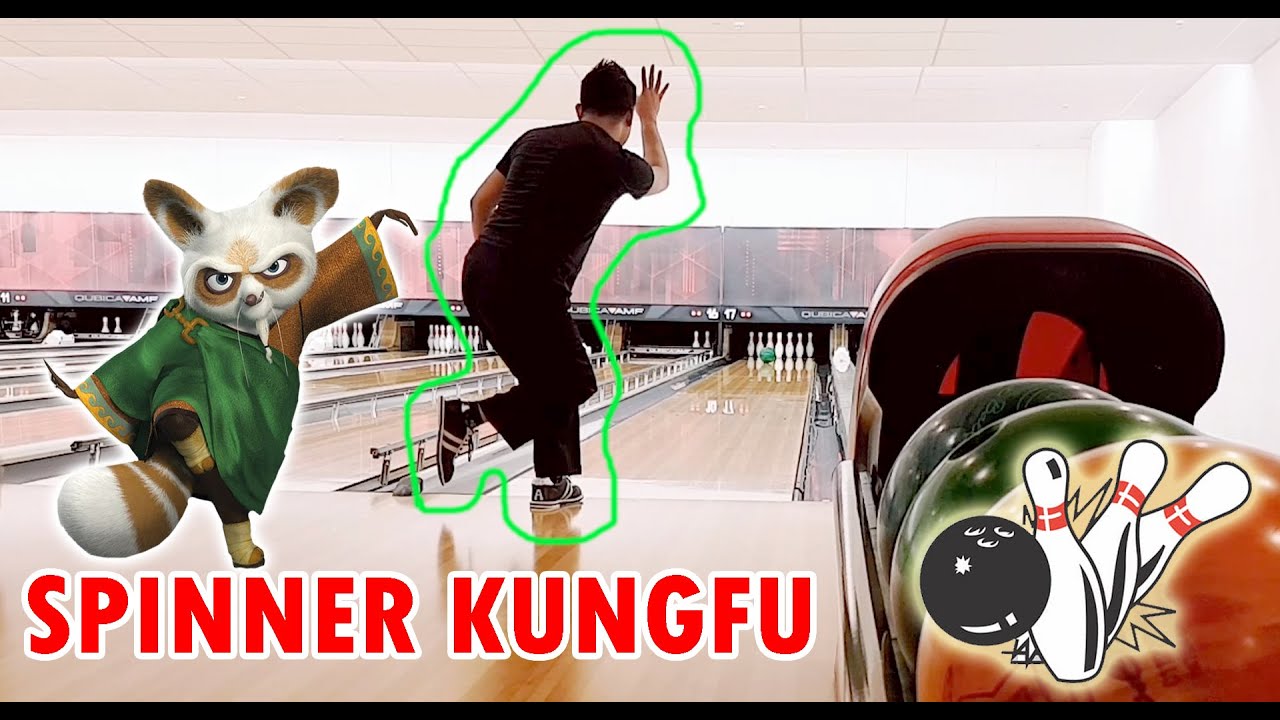 How to Spin the bowling ball : Bowling UFO Spinner Helicopter Style  - Using Houseball ( Episode 4 )