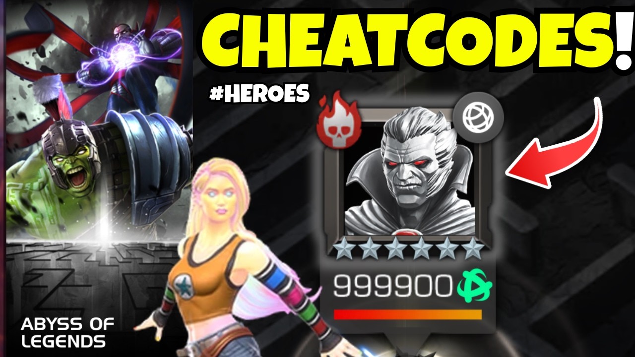 CHEAT CODES FOR ABYSS OF LEGENDS #HERO ONLY CARINA CHALLENGE | MCOC