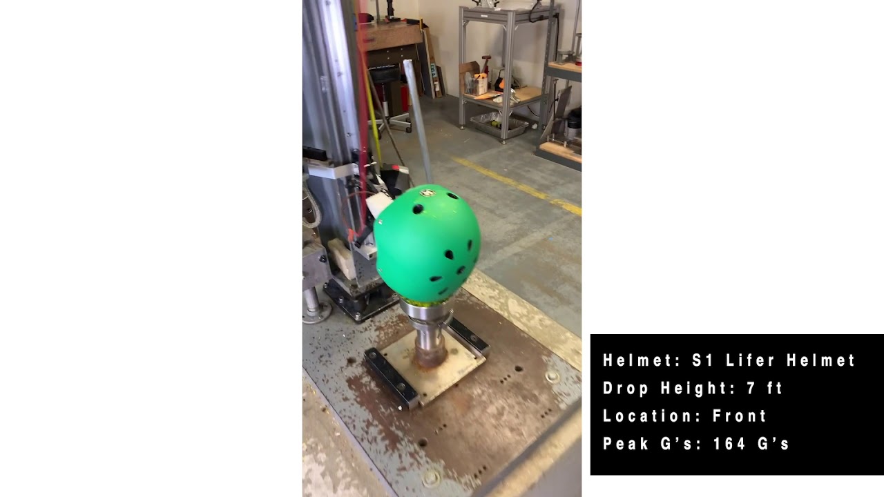 In the testing Lab - S1 Lifer Helmet Vs Soft Foam Helmet