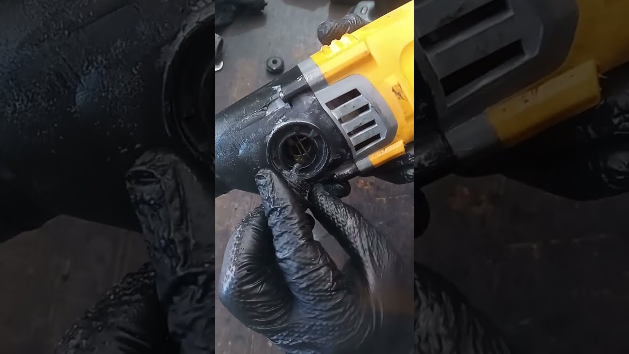 Repairing fake Dewalt cordless rotary hammer DCH263 Riparim trapan me bateri Dewalt fallso