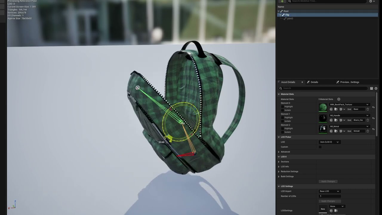 Work SkeletalMesh