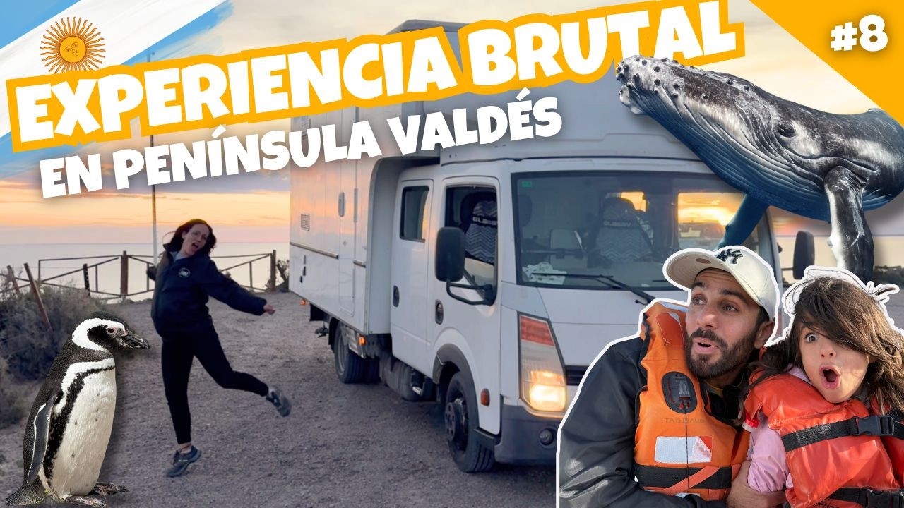 Cap8 Recorremos Península Valdés en Camión Camper! 🚐 Avistamiento Salvaje en Punta Ballena!! 🐋