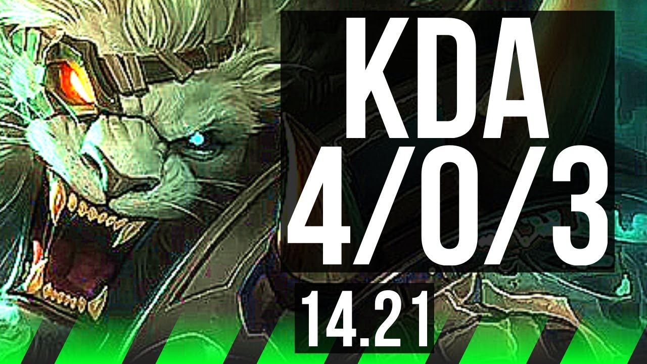 RENGAR vs VI (JGL) | 4/0/3 | EUW Diamond | 14.21