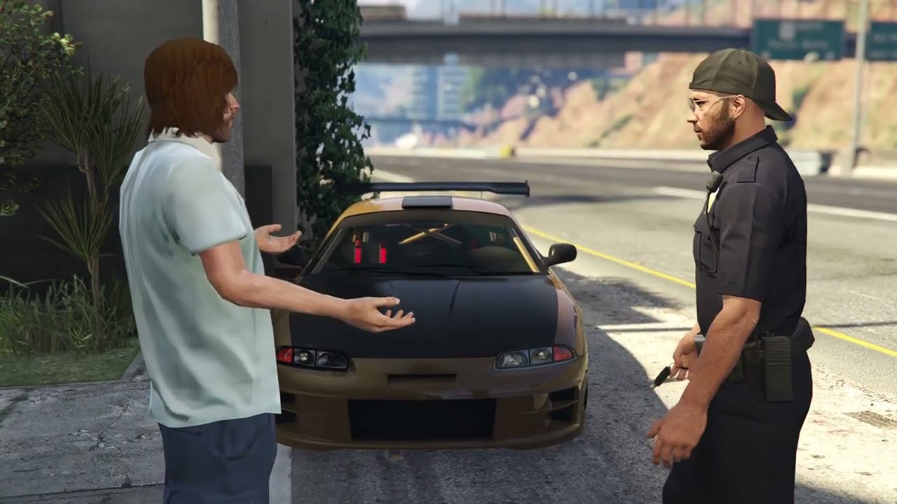 Grand Theft Auto car2 delivery and police work