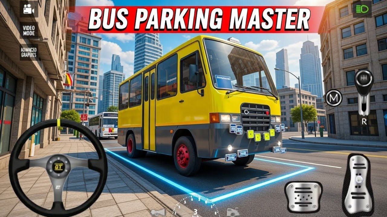 Bus Parking Master Game 2026 - Realistic City Bus Driving Simulator - Android Gameplay 