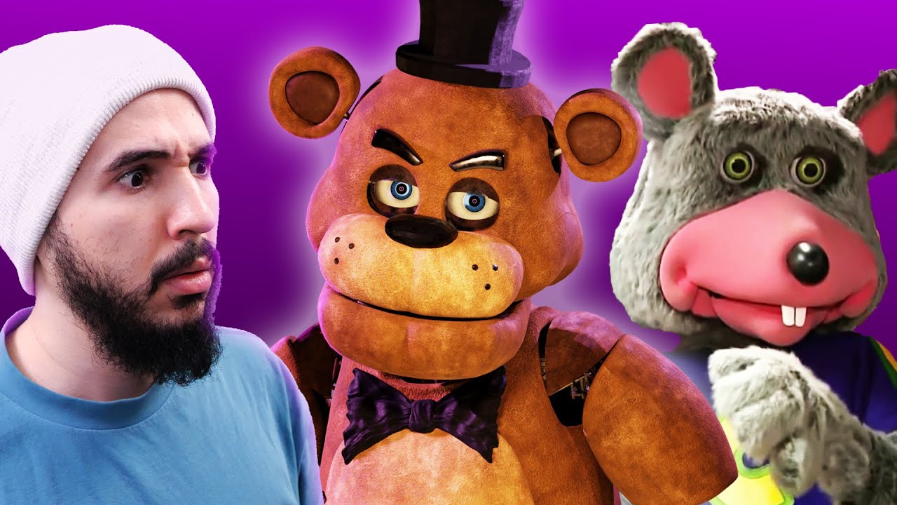 JE RÉAGIS AU  NOUVEAU TRAILER DU FILM FNAF + vidéo Chuck E Cheese flippante