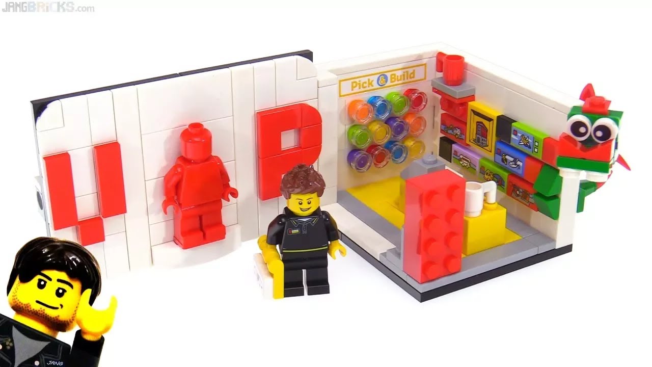 🔄 LEGO 2017 Iconic VIP store & plaque mini set review! 40178 re upload