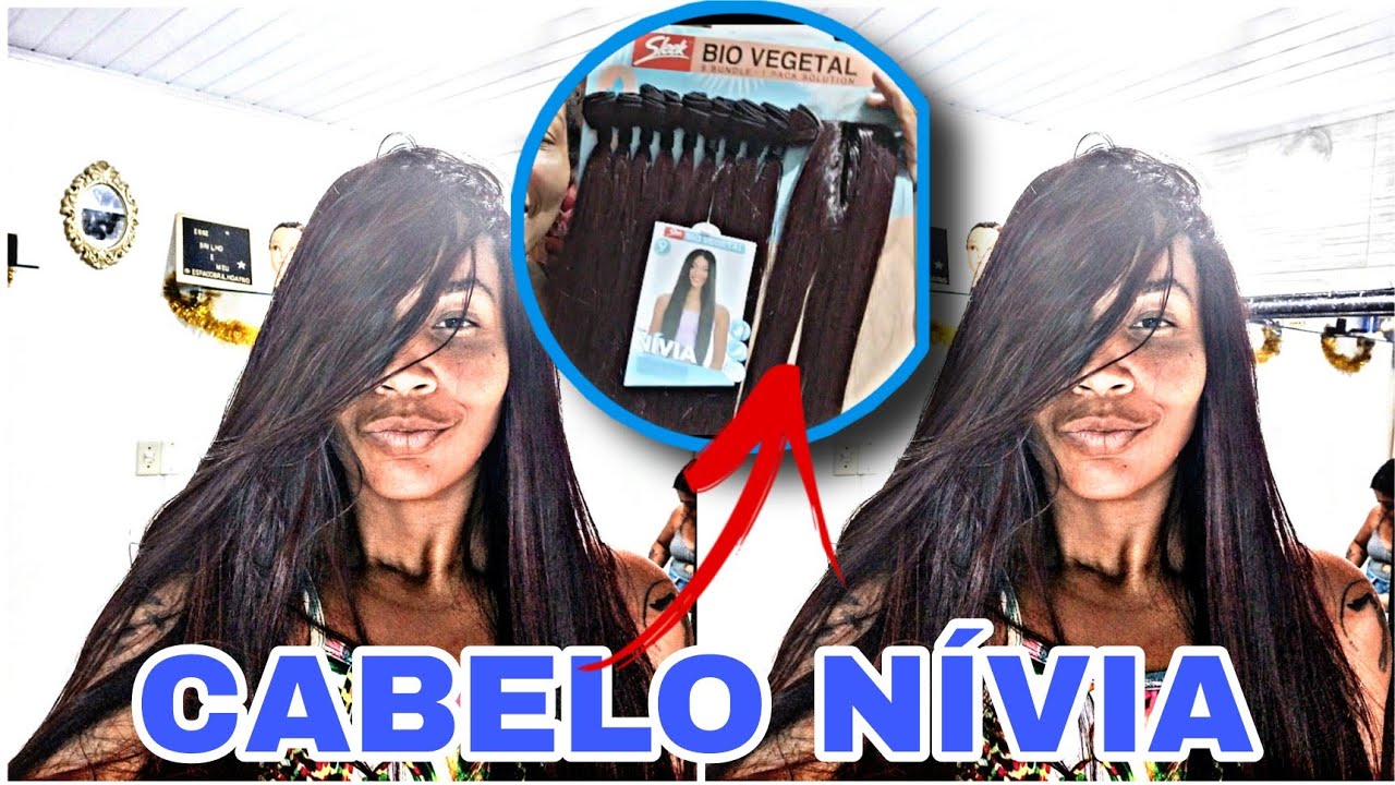COLOCAÇÃO do CABELO BIO vegetal NIVIA da Sleek 😍