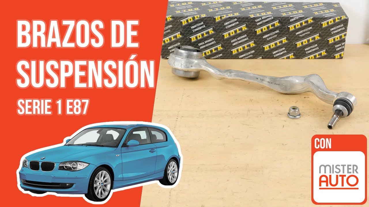 Cómo cambiar los brazos de suspensión BMW Serie 1 E87 🚗