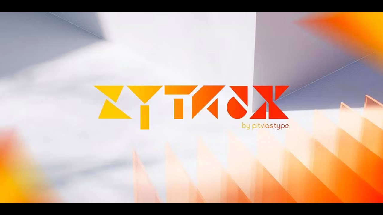 Zyntrax: A Futuristic Geometric Typeface for Bold Designs