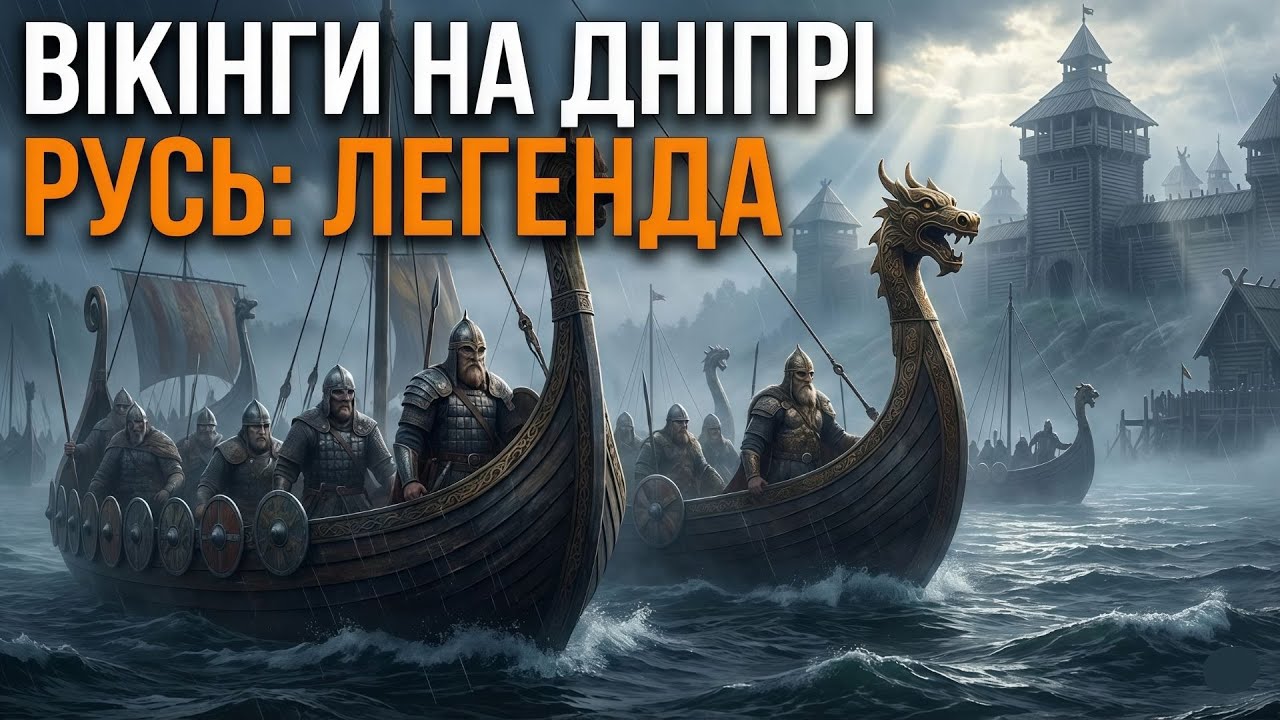 ВІКІНГИ на Дніпрі: Як СКАНДИНАВИ будували РУСЬ | Історія на ніч