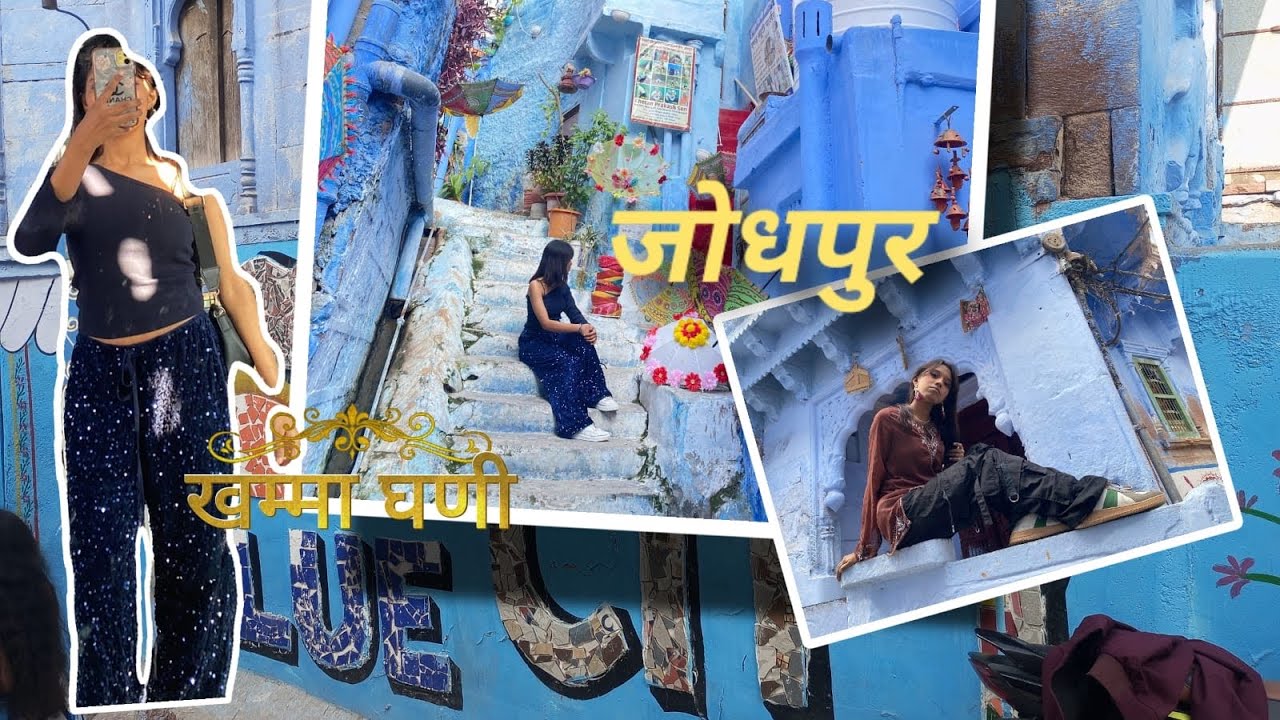 We’re in Jodhpur 💙🪷 | Jodhpur ki blue galiya✨ || 24 hr in blue city of Rajasthan