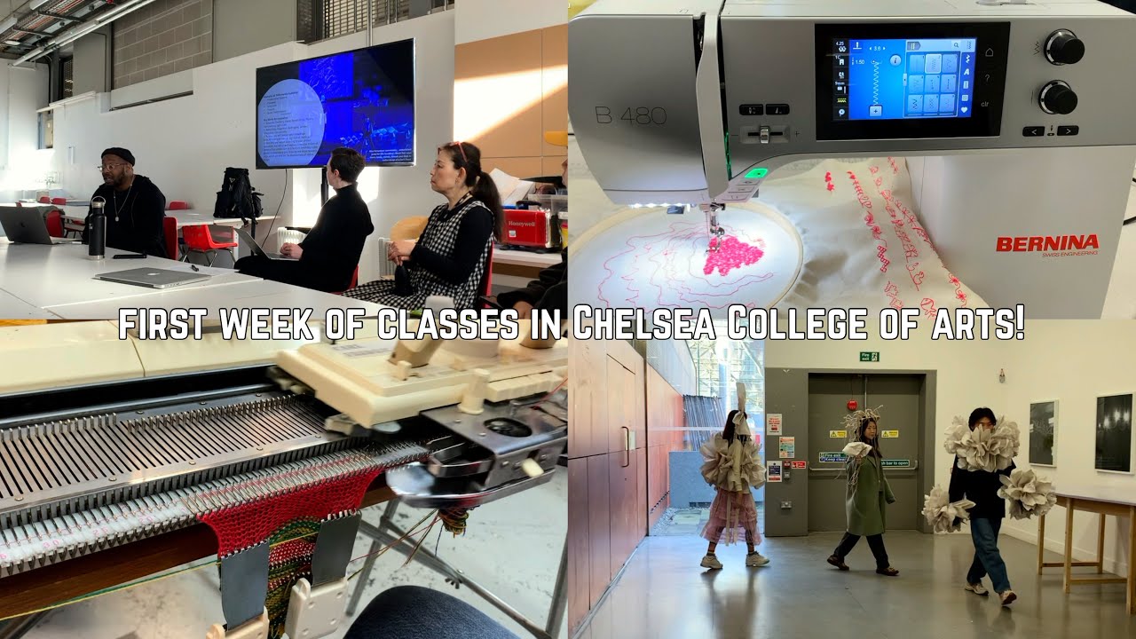 london vlog ep 03: first week of classes in Chelsea College of Arts!