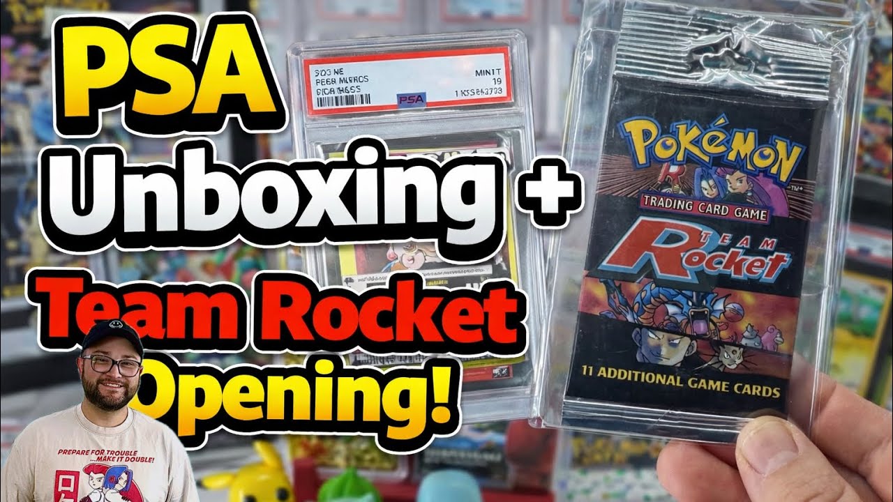 PSA Unboxing and Team Rock Booster Pack OPENING