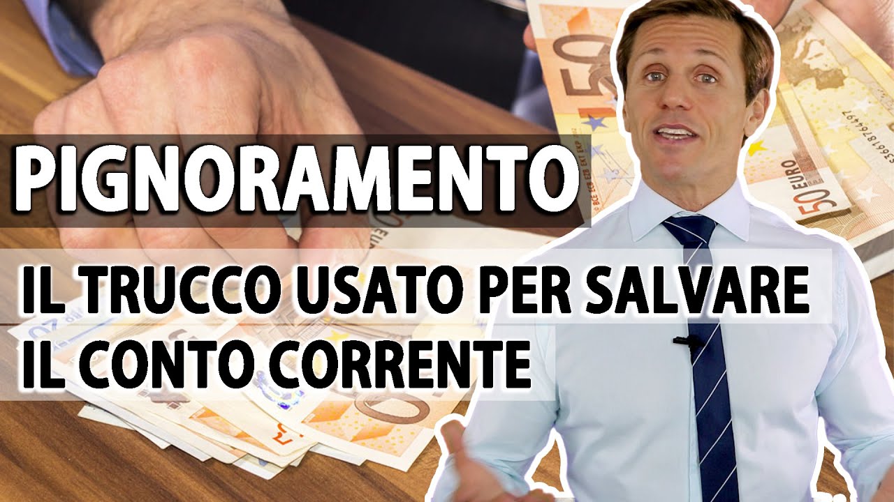 Pignoramento: il trucco usato per salvare il conto corrente | avv. Angelo Greco