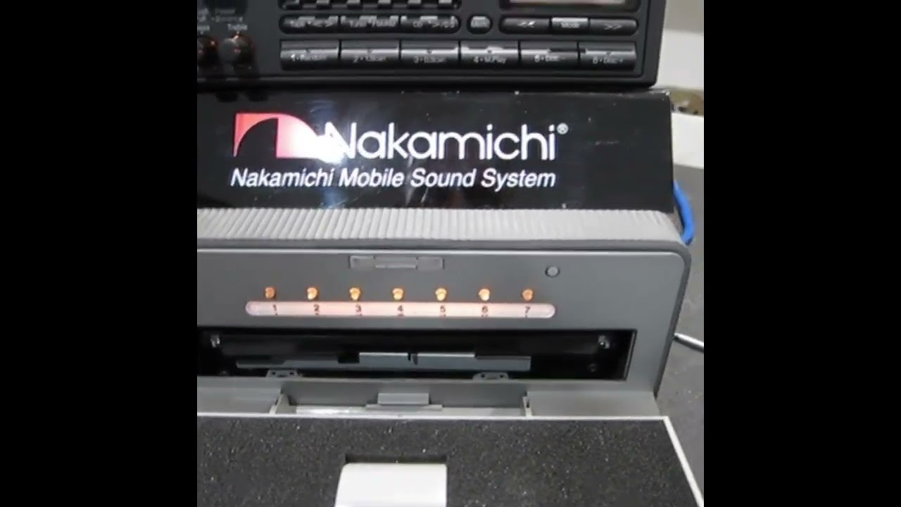 Nakamichi Mobile Sound - RD-701 and MB-9 - Serviced - Operation Video