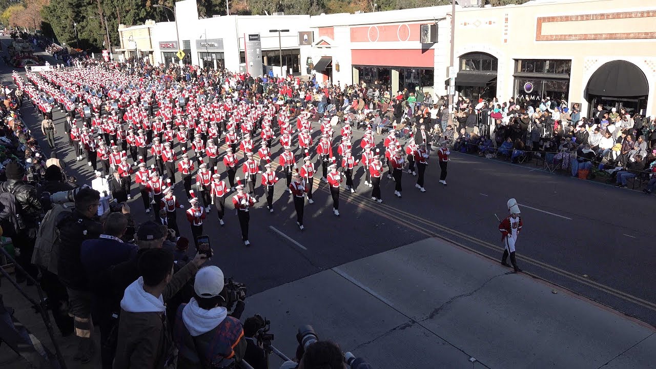 University of Wisconsin (UW) Badger Marching Band - 2020 Pasadena Rose Parade Parade