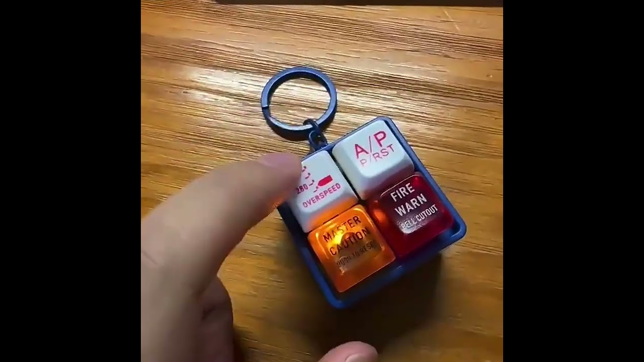 Pilot And Crew Alert Keychain B737 Warning Sound Simulator