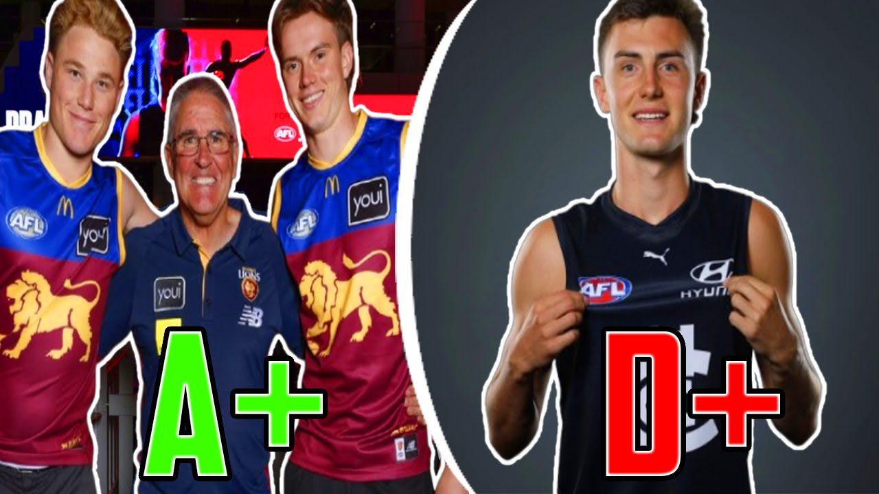 Grading Every Team In The 2024 AFL Draft!
