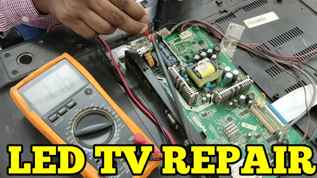 Led TV Repair !! Led Tv Repairing Course !! No power on Led tv Repair
