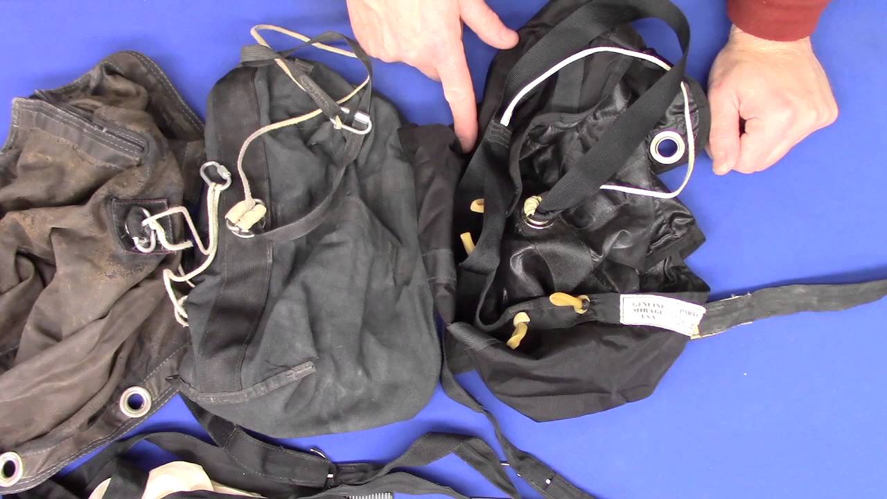 Connecting a Pilot-Chute, Bag, Bridle and Canopy together. Skydiving Services LLC