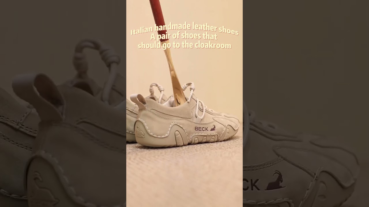 #beck Italian handmade leather shoes and shock-absorbing insoles protect your foot health.